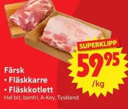 Nya Pulsen Färsk Fläskkarre • Fläskkotlett erbjuda
