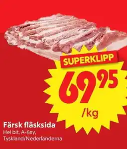 Nya Pulsen Färsk fläsksida erbjuda