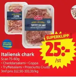 Nya Pulsen Scan Italiensk chark erbjuda