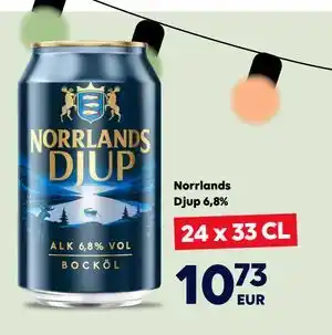 Norrlands Djup 6,8%, EUR 10.73