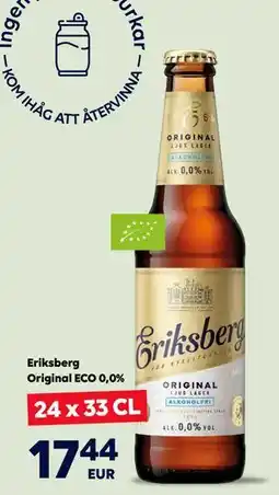 Border Shop Eriksberg Original ECO 0,0%, EUR 17.44 erbjuda