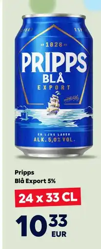 Border Shop Pripps Blå Export 5%, EUR 10.33 erbjuda