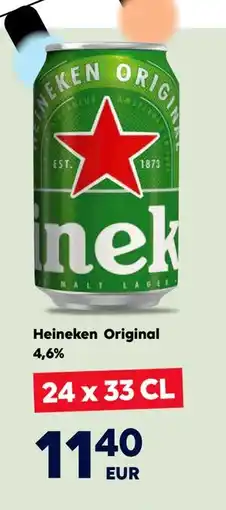 Border Shop Heineken Original 4,6%, EUR 11.4 erbjuda