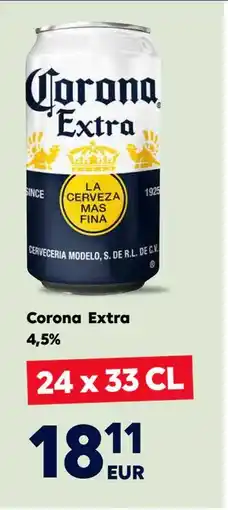 Border Shop Corona Extra 4,5%, EUR 18.11 erbjuda
