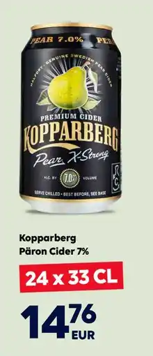 Border Shop Kopparberg Päron Cider 7%, EUR 14.76 erbjuda