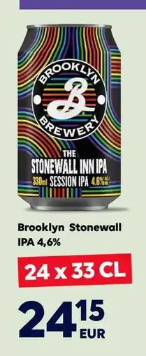 Border Shop Brooklyn Stonewall IPA 4,6%, EUR 24.15 erbjuda