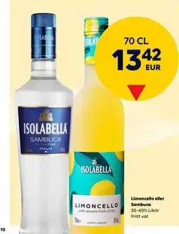Border Shop Limoncello eller Sambuca, EUR 13.42 erbjuda