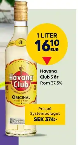Border Shop Havana Club 3 år, EUR 16.1 erbjuda