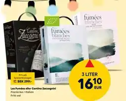Border Shop Les Fumées eller Cantina Zaccagnini, EUR 16.1 erbjuda