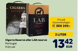 Border Shop Cigarra Reserva eller LAB reserva, EUR 13.42 erbjuda