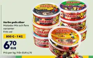 Haribo godis dåser, EUR 6.7