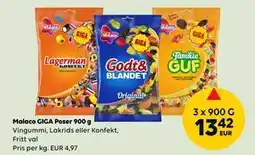 Border Shop Malaco GIGA Poser 900 g, EUR 13.42 erbjuda