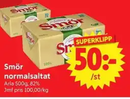Nya Pulsen Arla Smör normalsaltat erbjuda