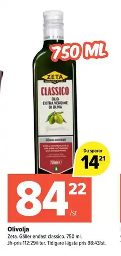 Coop Extra Olivolja erbjuda