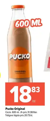 Coop Extra Pucko Original erbjuda