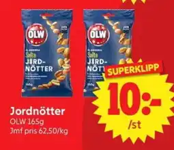 Nya Pulsen OLW Jordnötter erbjuda