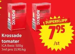 Nya Pulsen ICA Basic Krossade tomater erbjuda