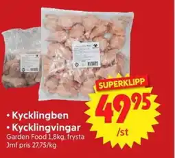 Nya Pulsen Garden Food Kycklingben • Kycklingvingar erbjuda