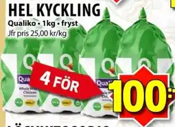 Matvärlden Tensta Qualiko Hel kyckling erbjuda