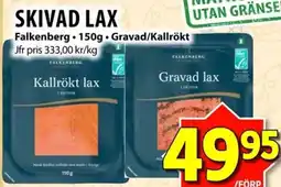 Matvärlden Tensta Falkenberg Skivad lax erbjuda