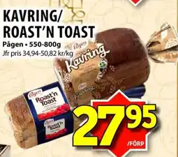 Matvärlden Tensta Pågen Kavring/ roast'n toast erbjuda