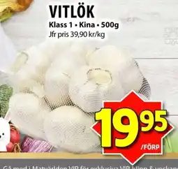 Matvärlden Tensta Vitlök erbjuda