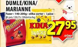 Matvärlden Tensta Fazer Dumle/ Kina/ Marianne erbjuda