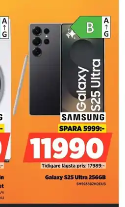 Power SAMSUNG Galaxy S25 Ultra 256GB erbjuda