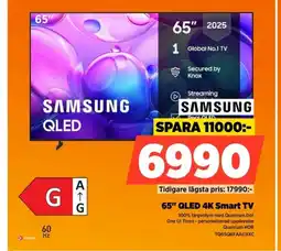 Power SAMSUNG QLED 65" QLED 4K Smart TV erbjuda