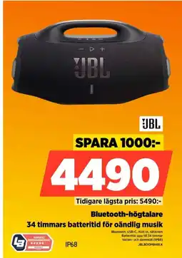 Power JBL Bluetooth-högtalare erbjuda