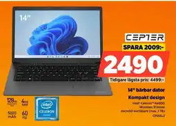 Power CEPTER 14" bärbar dator erbjuda