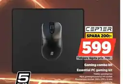 Power CEPTER Gaming combo kit erbjuda