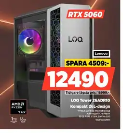 Power LENOVO LOQ Tower 26ADR10 erbjuda