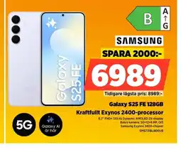 Power SAMSUNG Galaxy S25 FE 128GB erbjuda