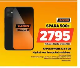 Power REPOWER APPLE IPHONE 12.64 GB erbjuda