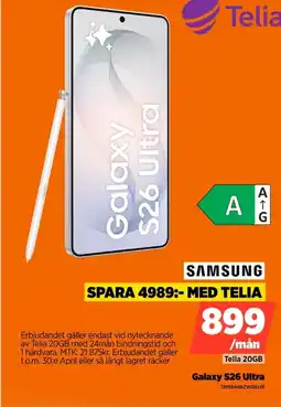 Power SAMSUNG Galaxy S26 Ultra erbjuda