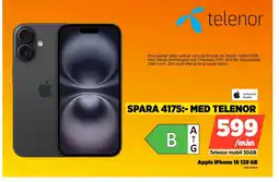 Power Apple iPhone 16 128 GB erbjuda