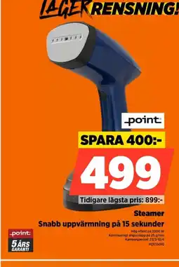 Power POINT Steamer erbjuda