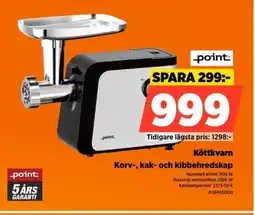 Power POINT Köttkvarn erbjuda