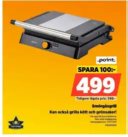 Power POINT Smörgåsgrill erbjuda
