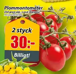 Extra Mjällby Stormarknad Plommontomater erbjuda