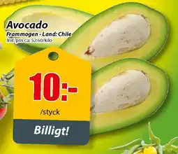 Extra Mjällby Stormarknad Avocado erbjuda