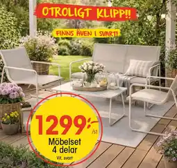 EKO Möbelset 4 delar erbjuda