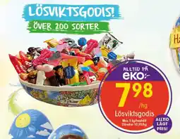 EKO Lösviktsgodis erbjuda