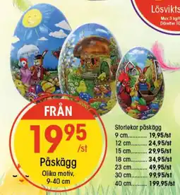 EKO Påskägg erbjuda