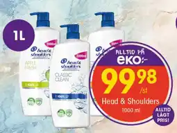 EKO HEAD & SHOULDERS erbjuda