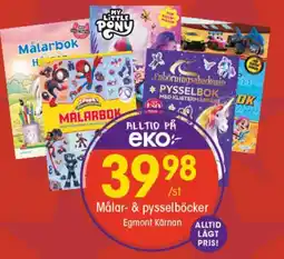 EKO Målar- & pysselböcker erbjuda