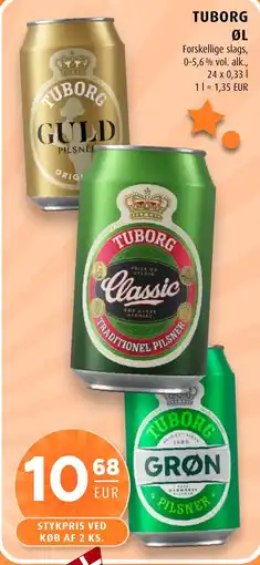 Scandinavian Park TUBORG Øl erbjuda