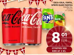 Scandinavian Park Coca-cola, fanta, sprite eller fuzetea erbjuda