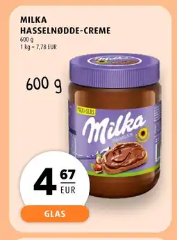 Scandinavian Park MILKA Hasselnødde-creme erbjuda